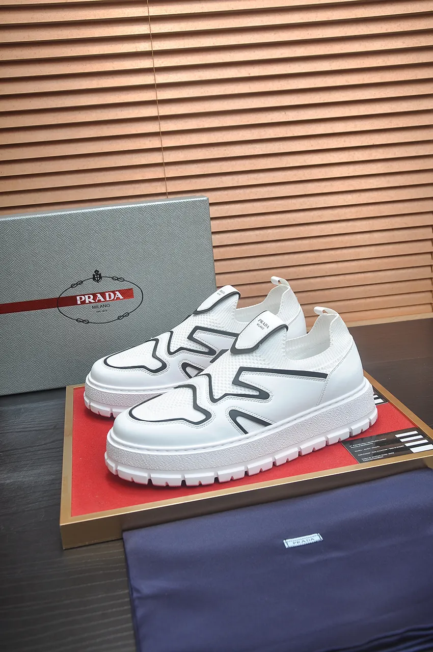 Men's shoes 💰620💶【PRADA】Top original, new season, high quality original goods, top imported calfskin with original imported glue, imported cowhide inside with original cowhide feet, original outsole! Quality guaranteed! Code 38-45 (45 customized)